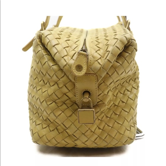 Auth Bottega Veneta Hand Bag  Yellow Leather - Picture 4 of 9